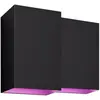 Image de Philips, Éclairage d'extérieur, Hue Resonate muurlamp White and Color zwart 2-pack (IP44)