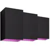 Image de Philips, Éclairage d'extérieur, Hue Resonate muurlamp White and Color zwart 3-pack (10000 lm, E27)