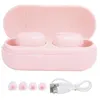 Image de Ecouteurs Bluetooth Sans Fil Sport à Réduction de Bruit TWS L13 avec Boîtier de Charge Rose