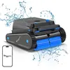 Image de EVERCROSS U8 Robot Piscine Sans Fil, Nettoyage du Fond, des Parois et de la Ligne d' Eau, 120Min & 200m² d'Autonomie