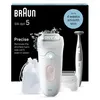 Image de Braun épilateur silk-épil 5 - avec tête de rasoir pour femmes, sabot tondeuse et tondeuse pour le maillot - blanc/rose