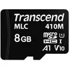 Image de Transcend 410M - Carte mémoire flash - 8 Go - A1 / Video Class V10 / UHS-I U1 / Class10 - microSDHC UHS-I