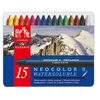Image de Boîte métal de 15 pastels à la cire aquarellables NEOCOLOR® II - Caran d'Ache