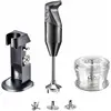 Image de Bamix Set DeLuxe, Mixeur plongeant, Noir