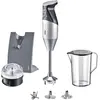 Image de Bamix - Staafmixer - SwissLine - Zilver - M200 - Met Accessoires En Smart Helpers, Mixeur plongeant, Argent