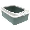 Image de Bac à litière chat ROTHO MYPET Bonnie entrée basse rebords hauts 57,1 cm vert