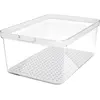 Image de Rotho Organiseur de réfrigérateur Cauma 4,65l, Organisateurs de cuisine, Blanc