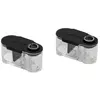 Image de Jura J8 Embout pour sirop (EA) Lot de 2, Machine à café : accessoires, Noir, Transparent