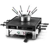 Image de Solis Combi-Grill 3 en 1, Appareil à raclette, Argent
