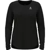 Image de Odlo, Femmes, T-shirt fonctionnel, T-shirt à col ras du cou l/s ZEROWEIGHT CHILL-T (L), Noir, L