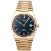 Image de Montre Homme Tissot PRX Or Rose Acier Inoxydable Cadran Bleu Automatique T137.407.33.041.00 100M bleu