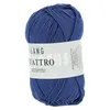 Image de Fil à tricoter 100% coton QUATTRO - Lang Yarns(...) - 35 Bleu