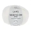 Image de Pelote de laine à tricoter pour layette MERINO 200 BEBE - Lang Yarns(...) - 301 Blanc