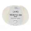 Image de Pelote de laine à tricoter pour layette MERINO 200 BEBE - Lang Yarns(...) - 302 Ecru