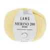 Image de Pelote de laine à tricoter pour layette MERINO 200 BEBE - Lang Yarns(...) - 314 Jaune