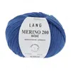 Image de Pelote de laine à tricoter pour layette MERINO 200 BEBE - Lang Yarns(...) - 332 Bleu