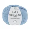 Image de Pelote de laine à tricoter pour layette MERINO 200 BEBE - Lang Yarns(...) - 372 Bleu