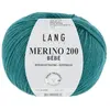 Image de Pelote de laine à tricoter pour layette MERINO 200 BEBE - Lang Yarns(...) - 388 Pétrole