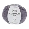 Image de Pelote de laine à tricoter pour layette MERINO 200 BEBE - Lang Yarns(...) - 390 Bleu