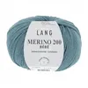 Image de Pelote de laine à tricoter pour layette MERINO 200 BEBE - Lang Yarns(...) - 474 Bleu