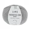 Image de Pelote de laine à tricoter pour layette MERINO 200 BEBE - Lang Yarns(...) - 303 Gris