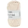 Image de Fil à tricoter 100% coton QUATTRO - Lang Yarns(...) - 02 Ecru