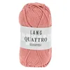 Image de Fil à tricoter 100% coton QUATTRO - Lang Yarns(...) - 129 Rose