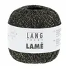 Image de Fil brillant à tricoter LAME - Lang Yarns(...) - 0004 Noir