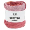 Image de Coton à tricoter et à crocheter QUATTRO DEGRADE - 100GR - Lang Yarns(...) - Multicolore 0002 (Fuchsia-Rouge-Rose)