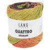 Image de Coton à tricoter et à crocheter QUATTRO DEGRADE - 100GR - Lang Yarns(...) - Multicolore 0009 (Vert-Rouge-Jeune)