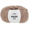 Image de Pelote d'Alpaga et laine MALOU LIGHT - LANG YARNS(...) - 0187 Marron