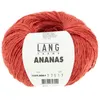 Image de Pelote à tricoter ANANAS   Lang Yarns - Fil durable en lyocell et fibres d'ananas(...) - 61 Rouge