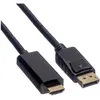Image de Roline DisplayPort   HDMI (Typ A) (2 m), Câble vidéo, Noir