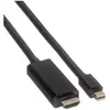 Image de Roline Mini DisplayPort   HDMI (Typ A) (3 m), Câble vidéo, Noir