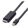 Image de Value HDMI (Typ A)   DisplayPort (3 m), Câble vidéo, Noir