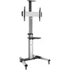 Image de Roline LCD-/TV-Rollständer (50 kg, 37" - 70"), Pied TV, Argent