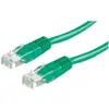 Image de Value Cordon de raccordement UTP Cat6 0,5m vert (U/FTP, CAT6, 0.50 m), Câble réseau