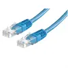 Image de Value Câble patch UTP conf. cat. 6, bleu 5,0 m (U/UTP, UTP, CAT6, 5 m), Câble réseau