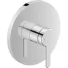 Image de Duravit, Robinetterie de salle de bains, Mitigeur monocommande de douche C.1 encastré, rond chromé