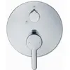 Image de Duravit, Robinetterie de salle de bains, Mitigeur de douche C.1 encastré, avec inverseur, rond chromé