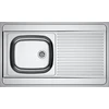 Image de Evier monocuve inox MAN711-1000 avec égouttoir 1000 x 600 cm à poser FRANKE 013939