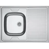 Image de Evier monocuve inox MAN711-800 avec égouttoir 800 x 600 cm à poser FRANKE 013953