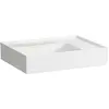 Image de Laufen, Lavabo, Lavabo KARTELL 600x460mm vasque droite o PM o HL blanc LCC (460 mm, 600 mm)