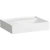 Image de Laufen, Lavabo, Lavabo KARTELL 600x460mm vasque à gauche ou vasque à l'italienne blanc LCC (460 mm, 600 mm)