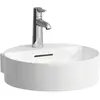 Image de Laufen, Lavabo, Lavabo à poser VAL 400x425mm m ÜL 1 HL-exécution blanc LCC (425 mm, 400 mm)