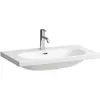 Image de Laufen, Lavabo, Lavabo LUA 80x46cm encastré avec meuble 1 HL-A blanc (460 mm, 800 mm)
