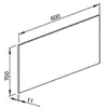 Image de crédence 600x700 mm - INOX - 6406128
