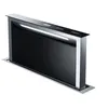 Image de Franke FDW 908 IB XS - Hotte - Courant descendant - largeur : 88 cm - evacuation & recyclage - verre inox/noir