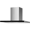 Image de Hotte décorative murale 90cm 67db 530m3/h inox/noir Faber 5649940
