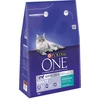 Image de 3kg Adulte poisson de mer céréales complètes PURINA ONE - Croquettes pour chat